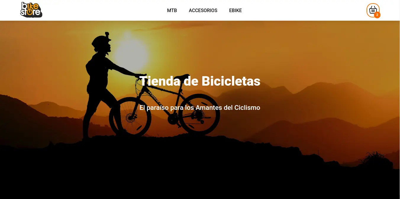 Captura de pantalla del proyecto BikeStore