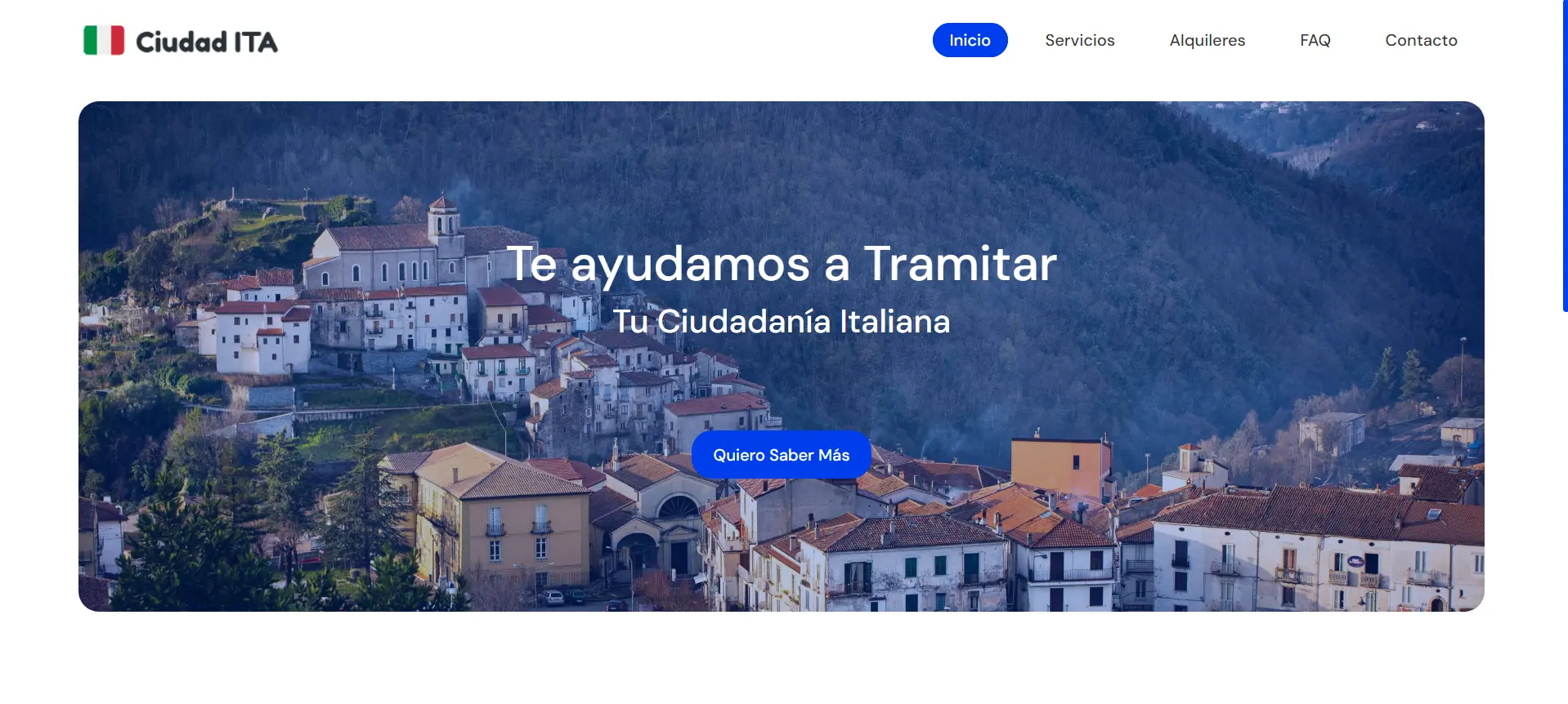 Captura de pantalla del proyecto Ciudad ITA